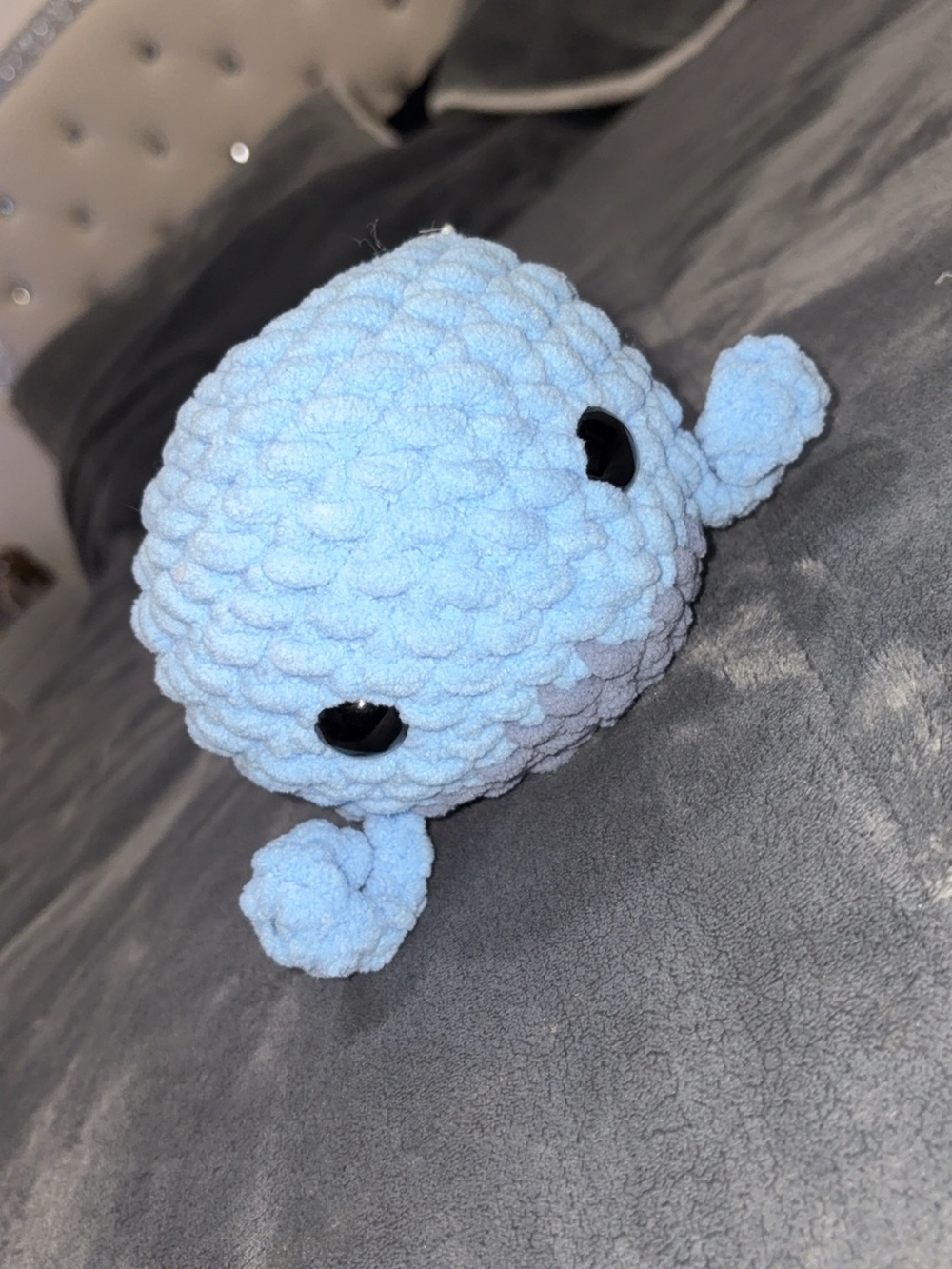 Hand crochet - big whale
